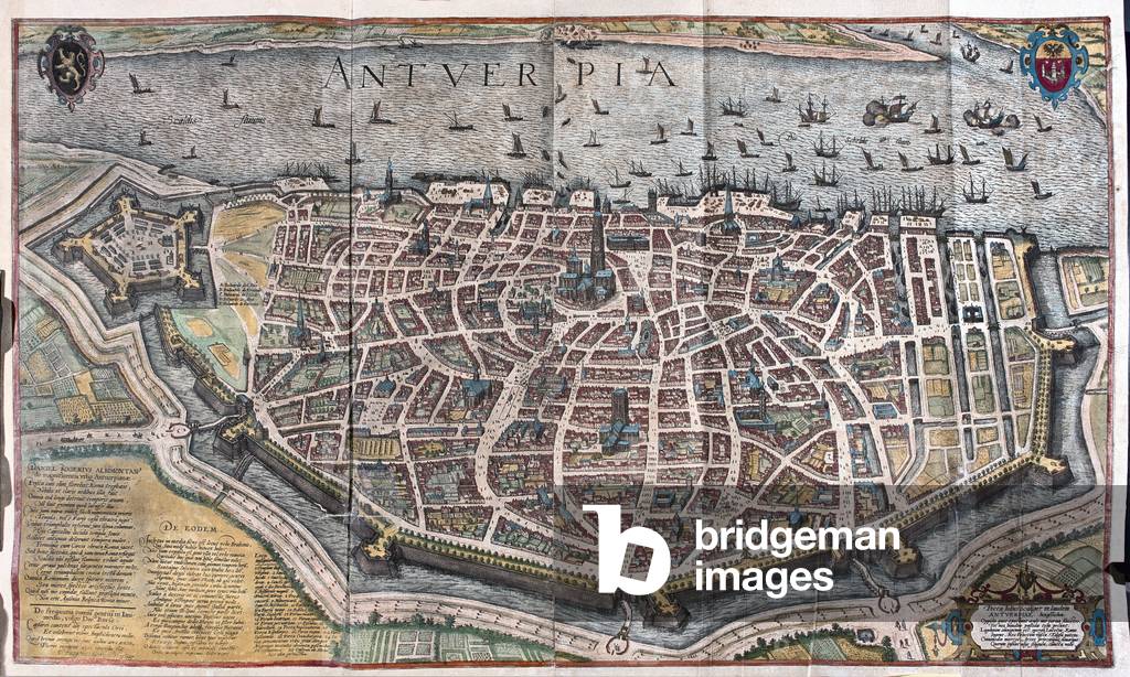 Anversa, Belgium -  in 'Civitates Orbis Terrarum' by Georg Braun, Cologne 1617