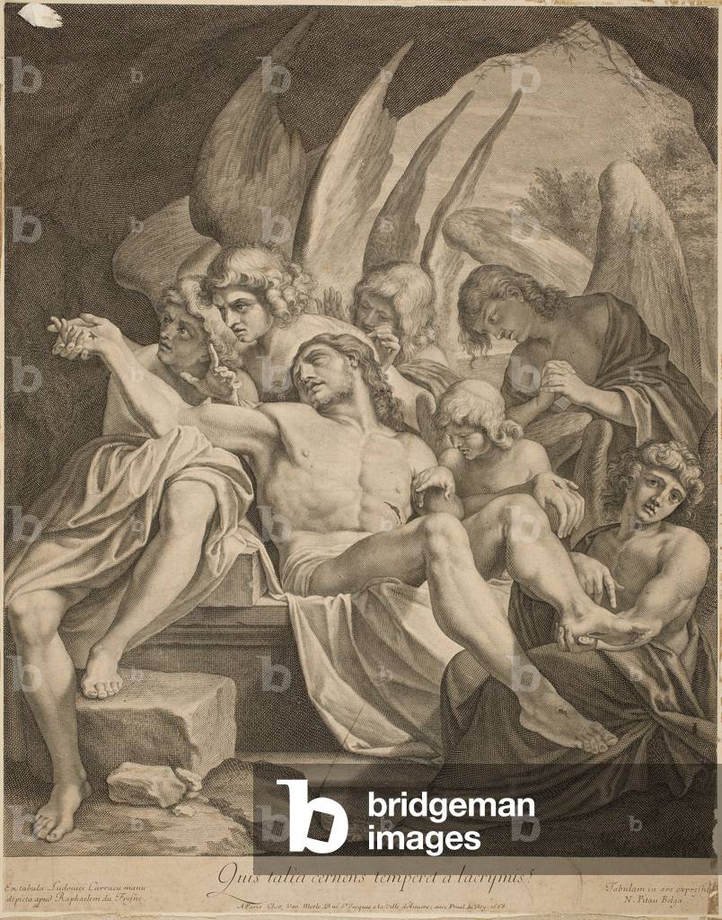 The Trinity with the Dead Christ, 1668 (engraving)