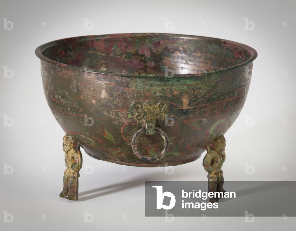 Tui (Tripol Bowl), Han Dynasty, 206 BCE-22 CE (bronze)