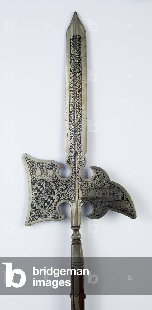 Halberd, 1637 (iron & wood)