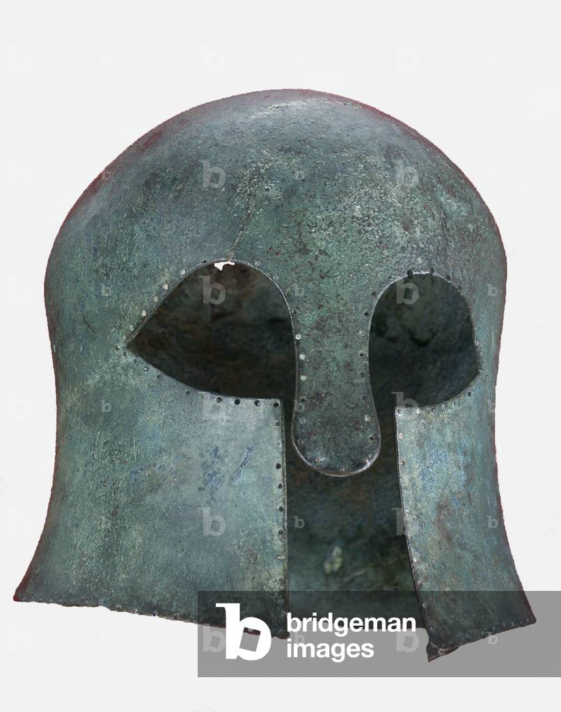Corinthian Helmet, c.550 BCE (bronze)