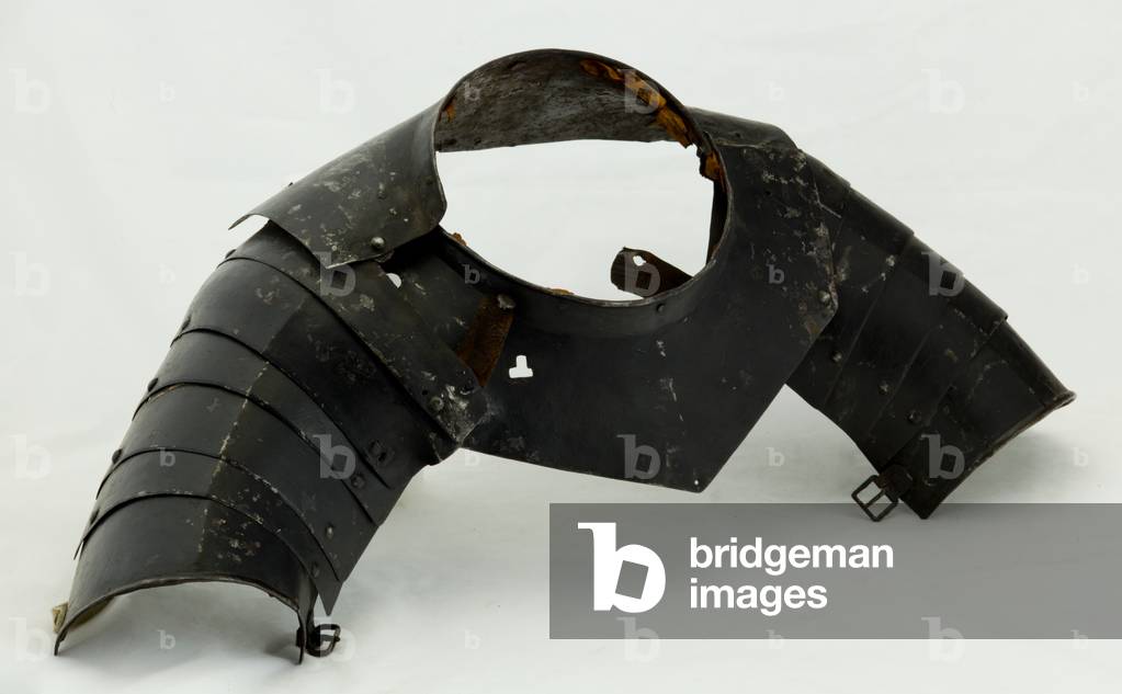 Almain Collar, 1560-1600 (iron & black paint with leather)