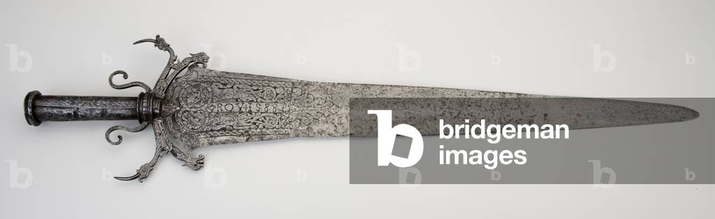 Head of a Partisan for the Guard of Henri III of France, 1588 (steel)