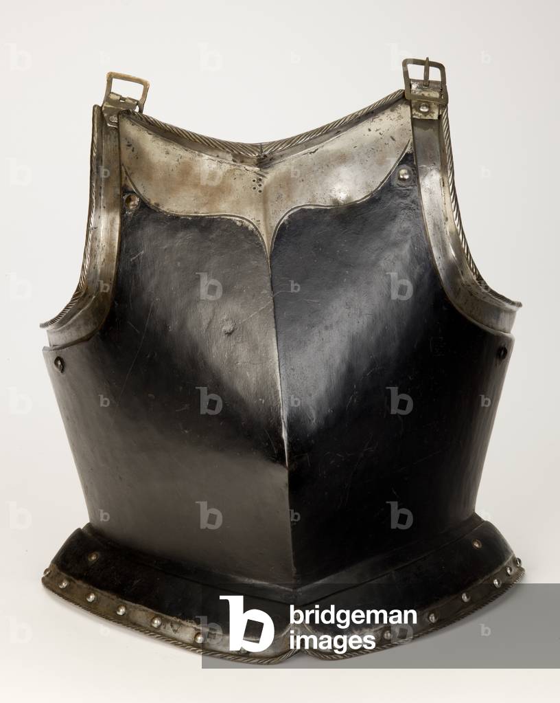 Breastplate from a Half-Armour for Infantry, 1560-70 (steel & paint)