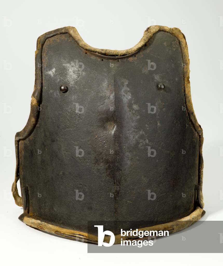 Breastplate, c.1650-1700 (steel, paint, leather & fabric)