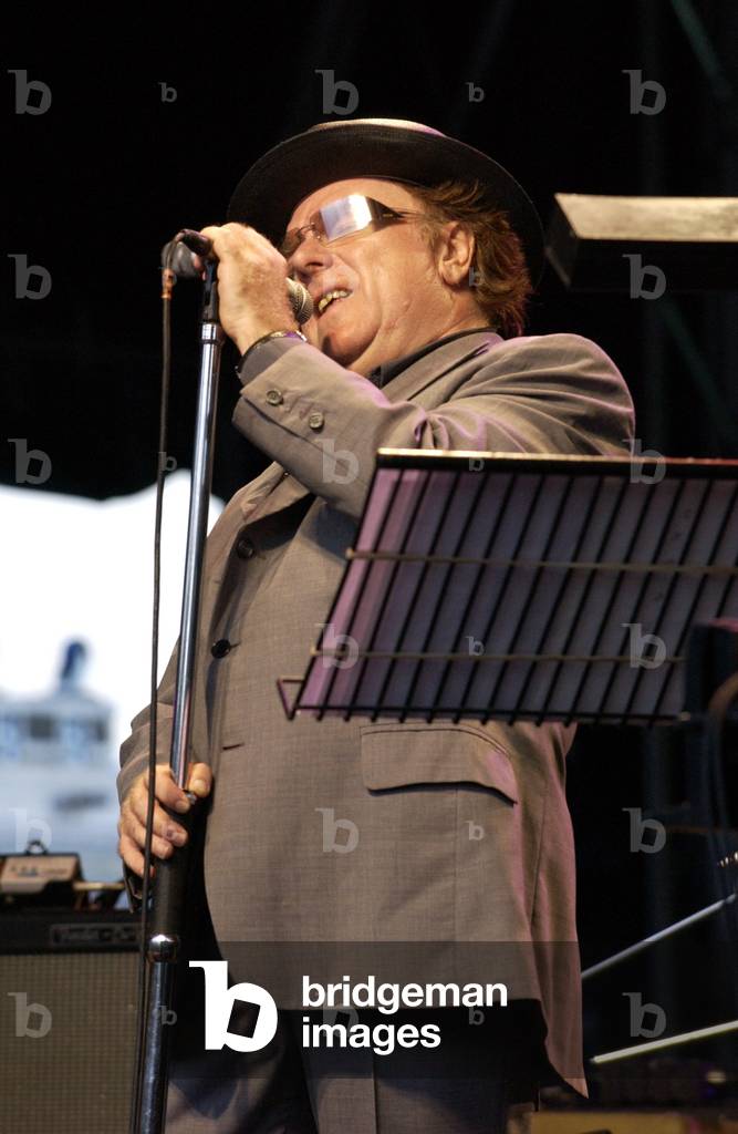 Van Morrison performing in Frome