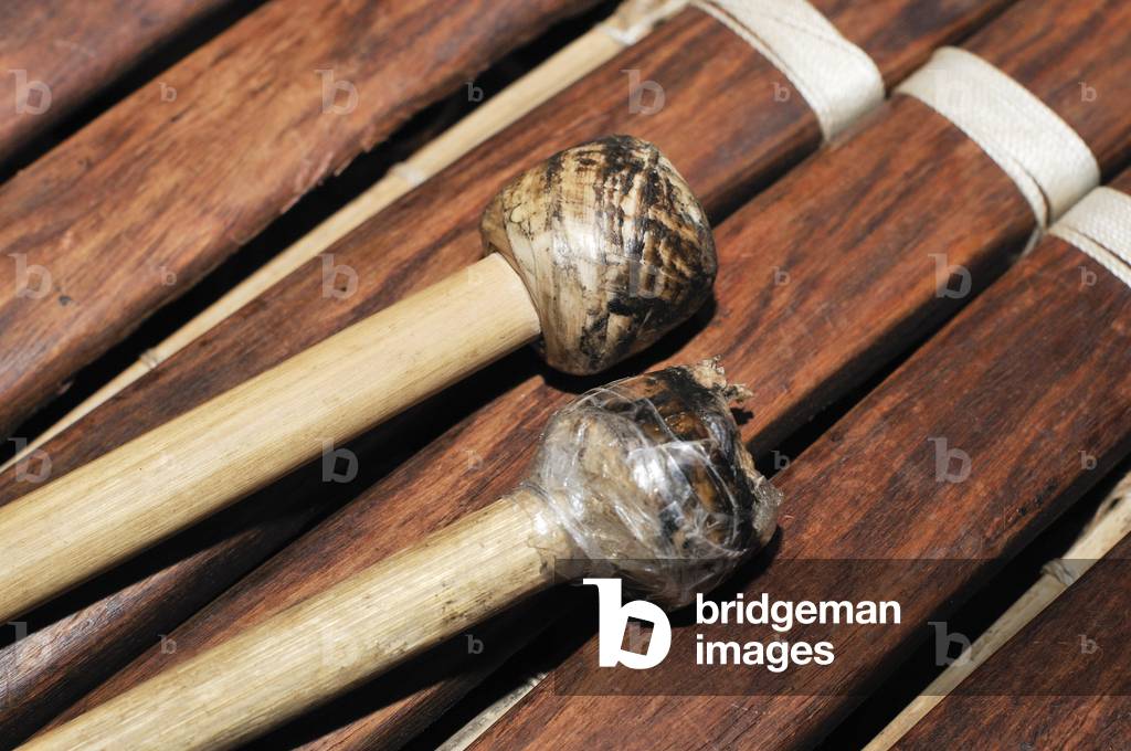 Detail of a balafon