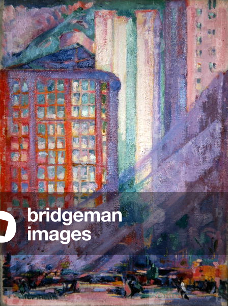 "Lower Broadway" di Alfred Wolmark