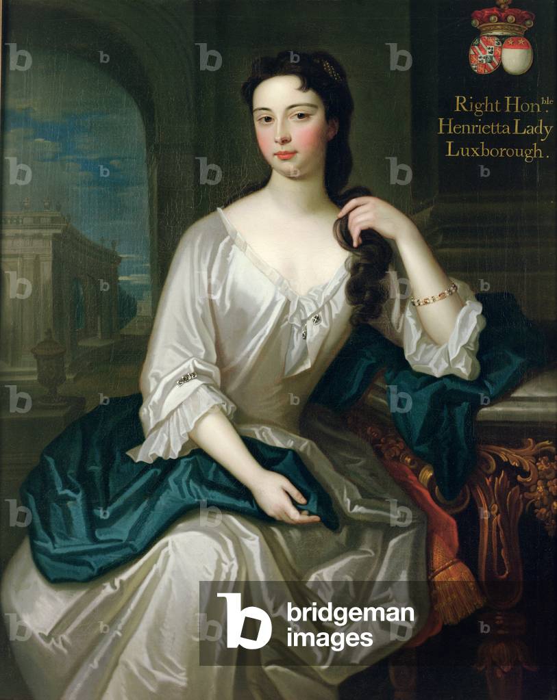 Portrait of Henrietta, daughter of Henry, 1st Viscount St. John, married in 1727 Robert Knight, created Baron Luxborough of Shannon in 1745