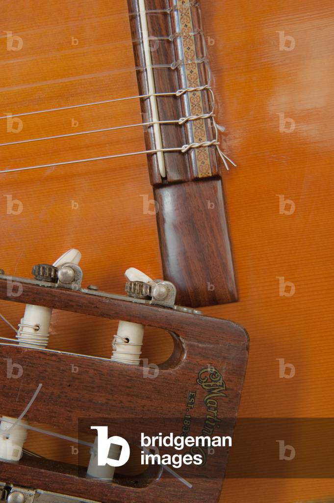 1973 Yari and 1977 Martin guitars