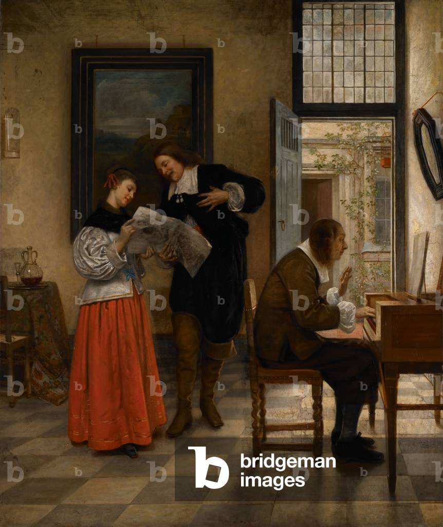 A Duet, 1869 (oil on canvas)