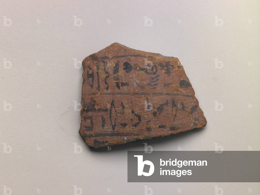 Writing; Hieroglyphic Ostracon