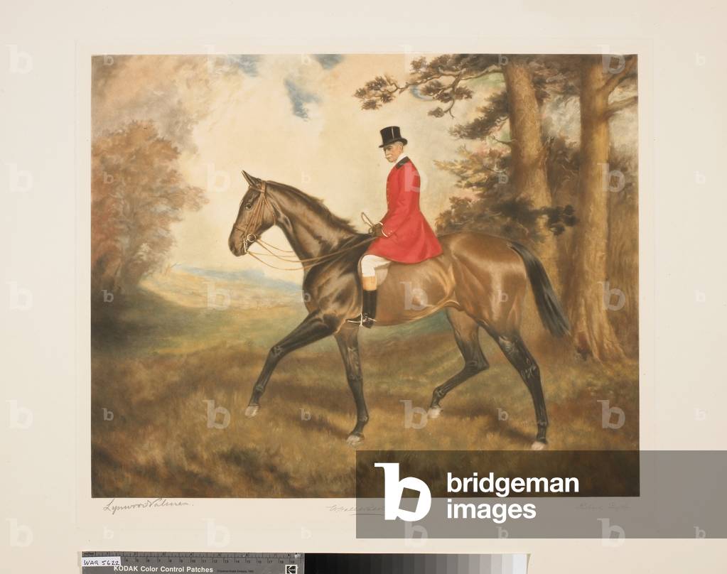 Colonel William Hall Walker on 'Buttercup', Richard Smythe after Lynwood Palmer, early 20th (mezzotint)