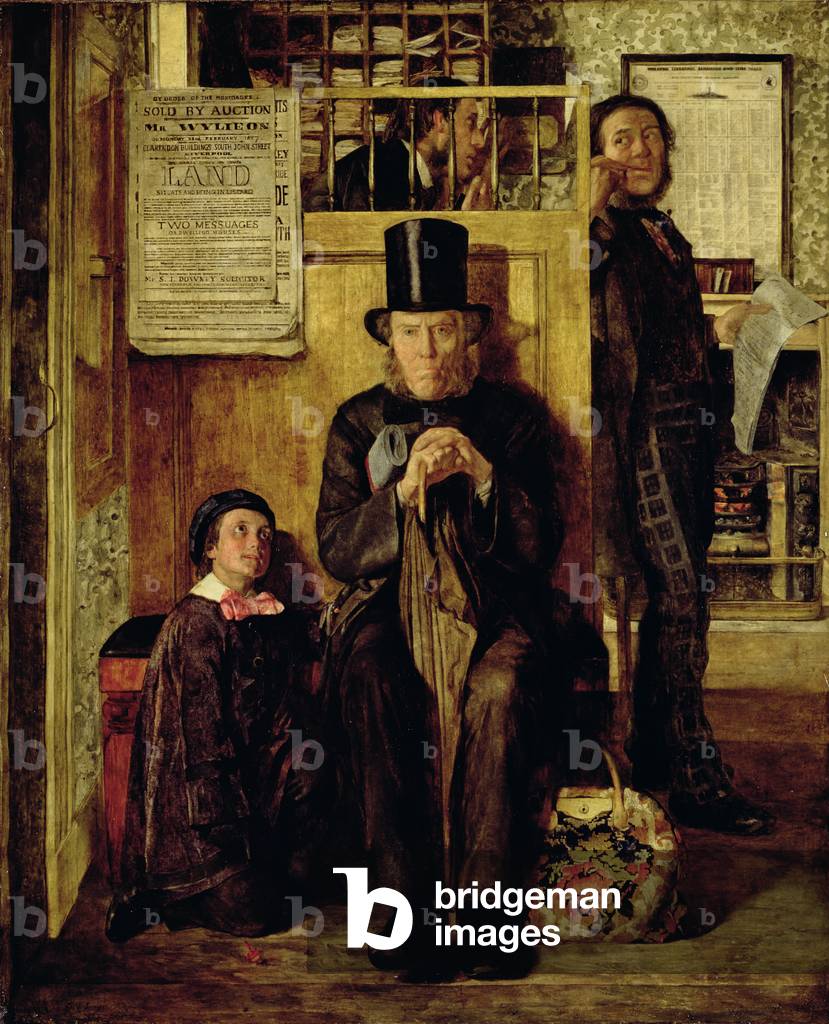 In attesa di consulenza legale, 1857 (olio su tela)