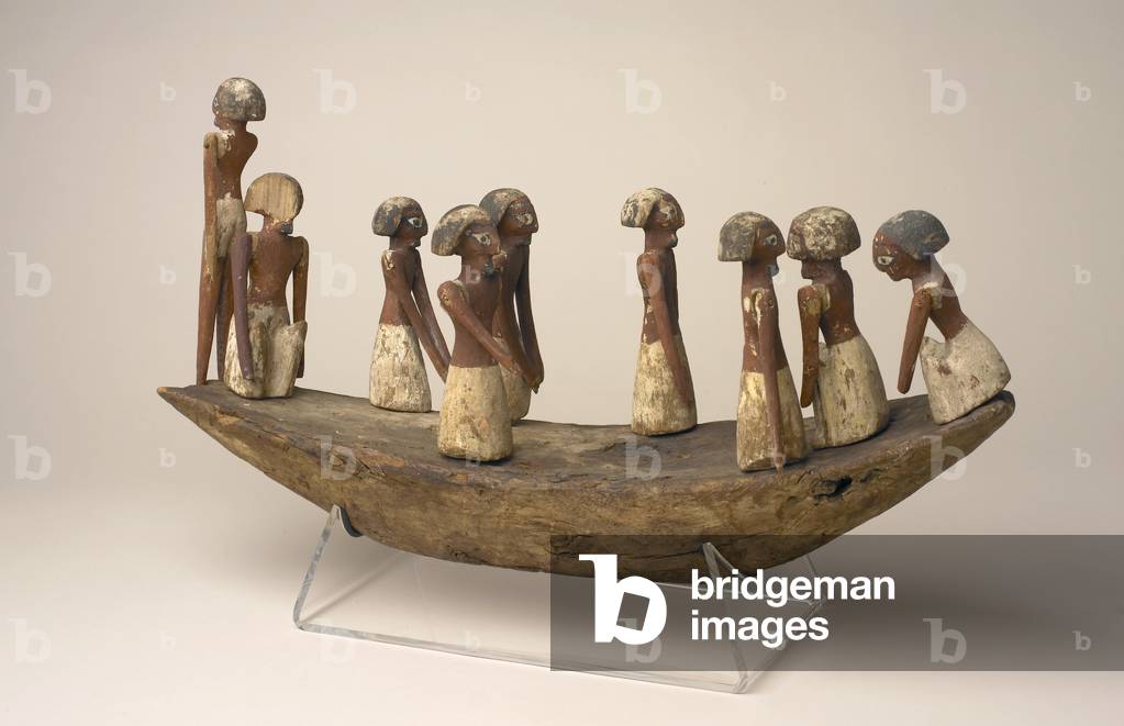 Model; Model of a Boat with Crew