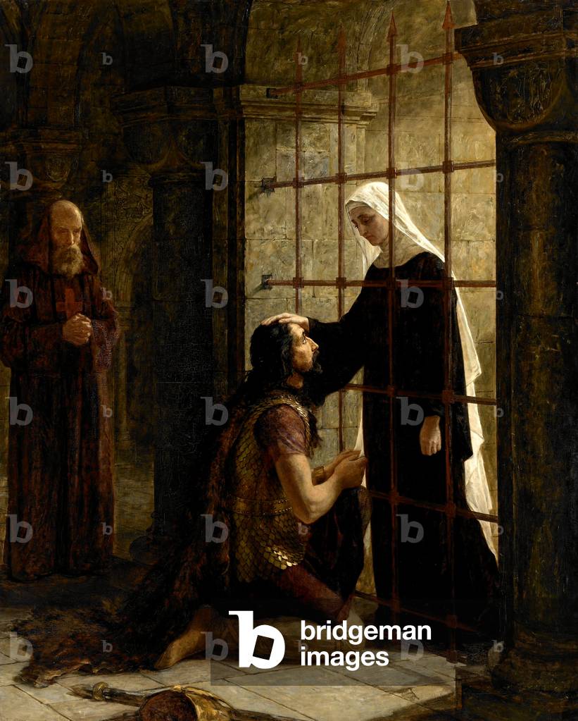 Sintram and his Mother, 1873 (oil on canvas)