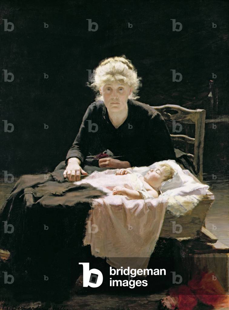 Fantine, 1886 (oil on canvas)