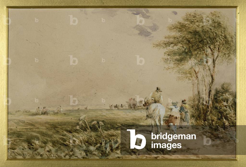 Going to the Hayfield, c.1897 (watercolour with gum arabic & gouache over pencil on paper)