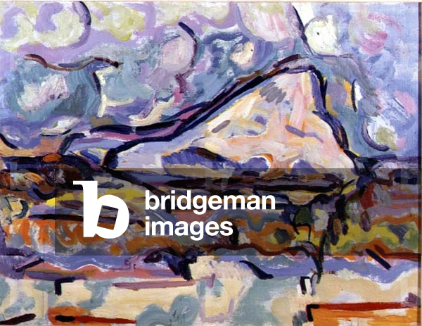 Mont Saint Victoire (oil on canvas)