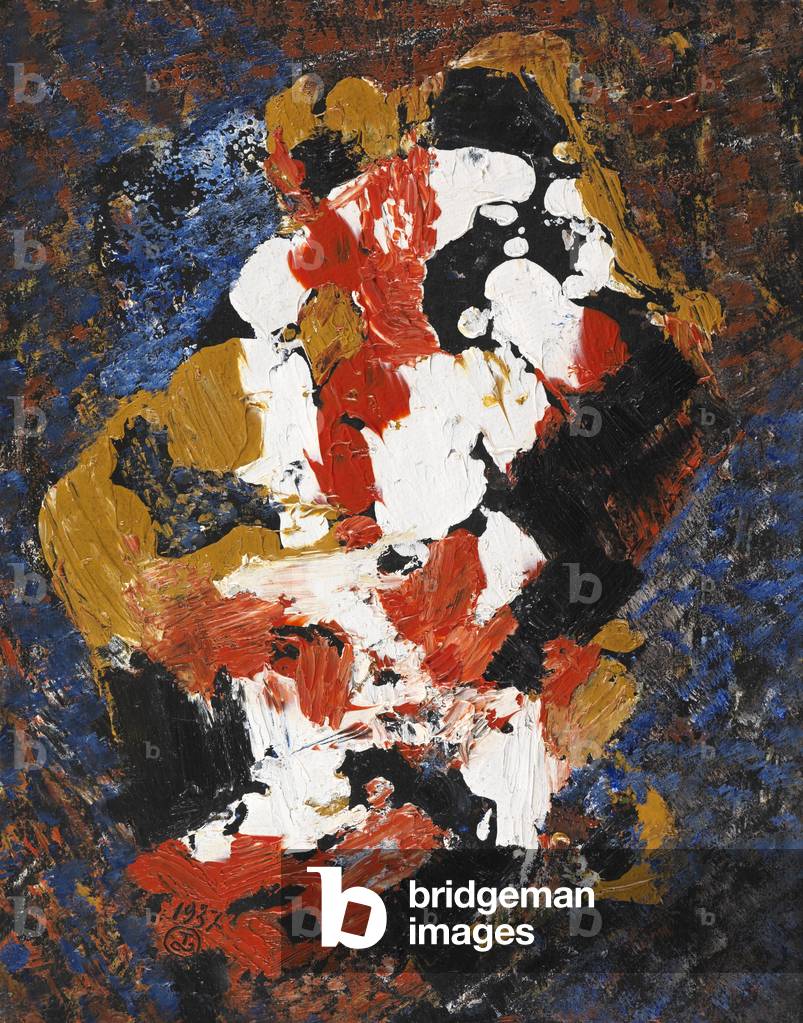 Tachisme, 1937 (oil on paper laid on canvas)