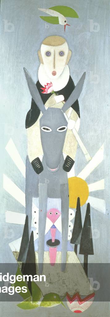 Palm Sunday, 1927 (oil on panel)