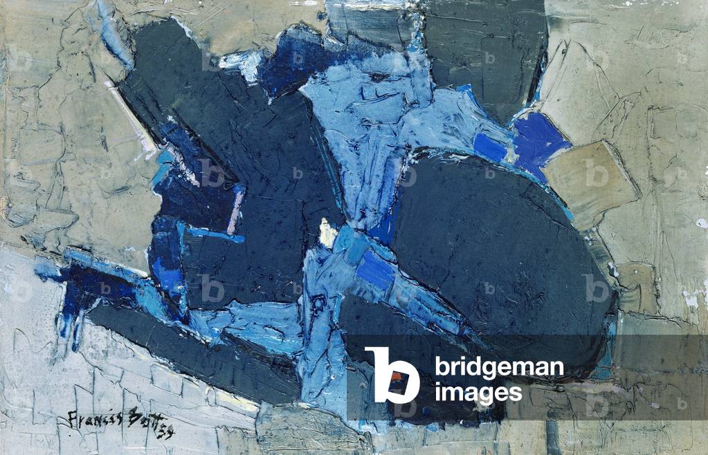 Abstract Compostion, 1959 (oil on panel)