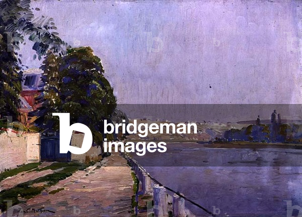 The River Bank (oil on board)