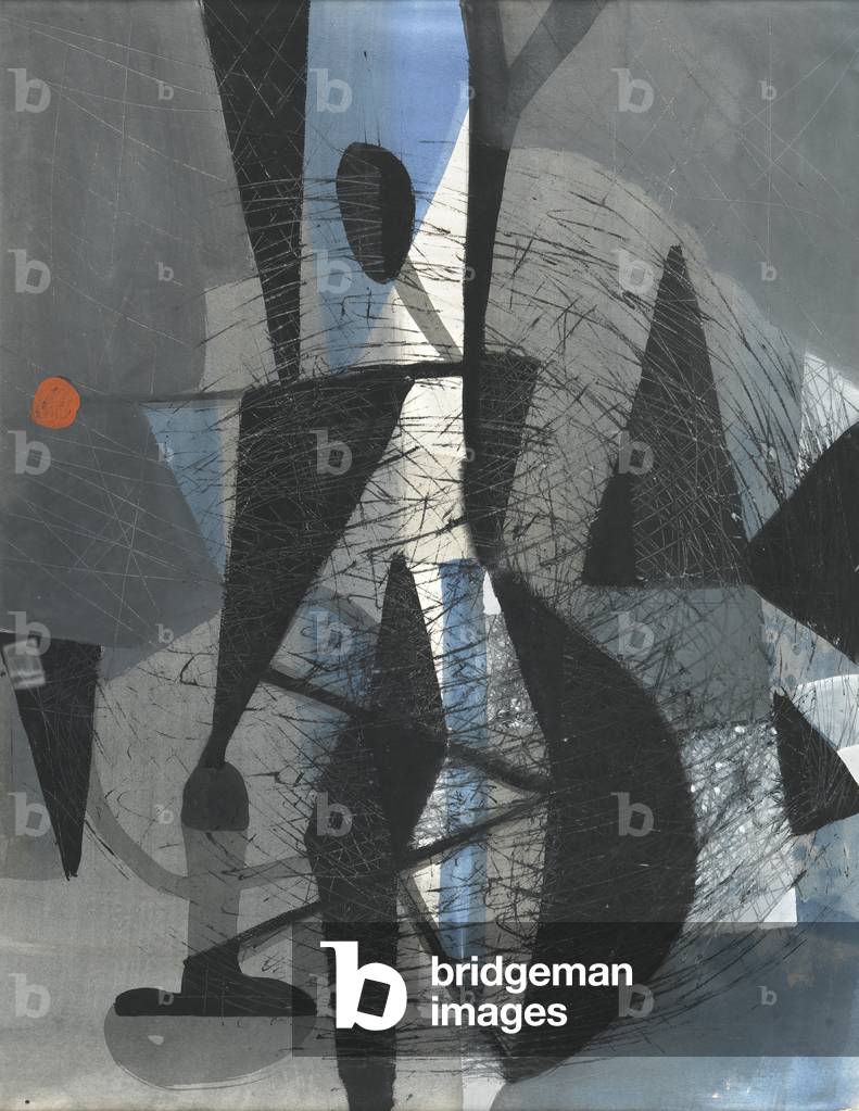 Sunset, c.1950 (gouache on paper)