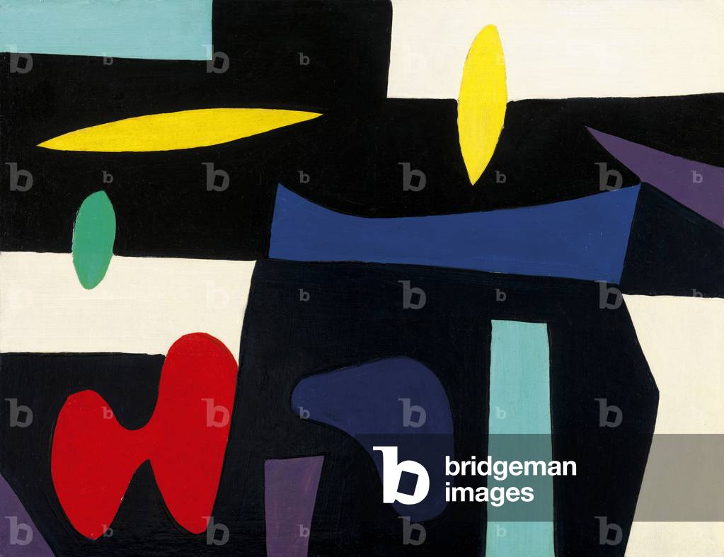 Composition, c.1951 (oil on board)