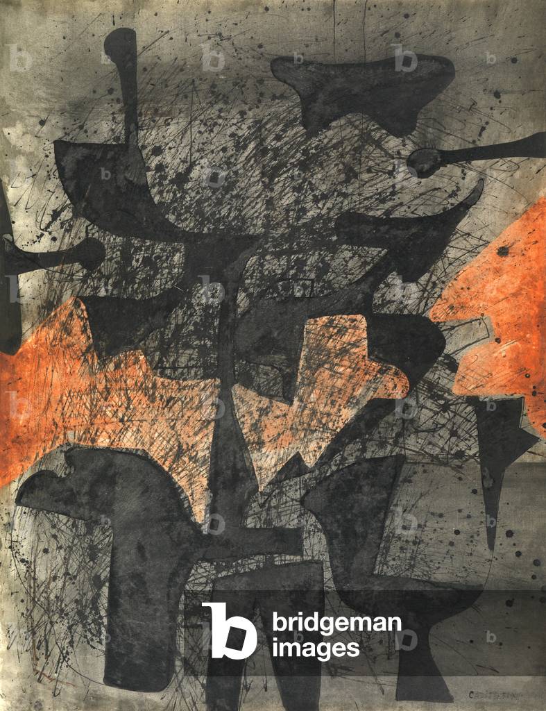 Celebration, 1951 (gouache on paper)