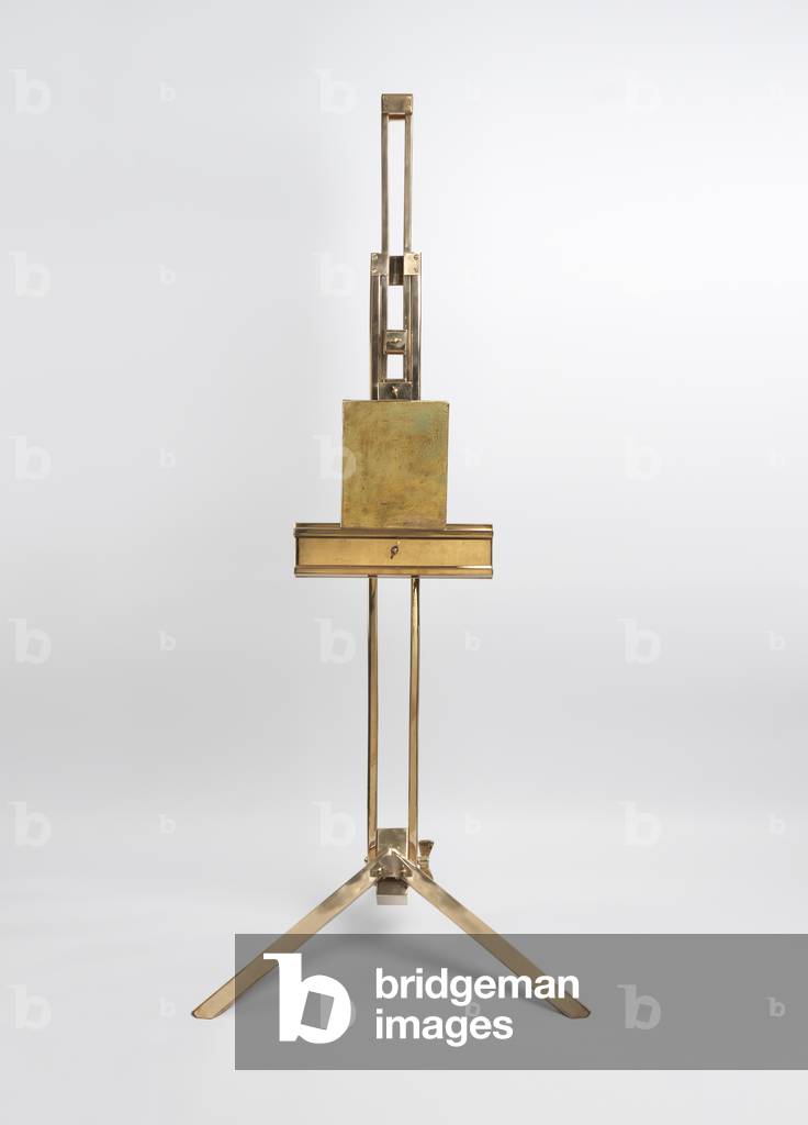 Lucian Freud's Easel, 2013 (polished bronze)