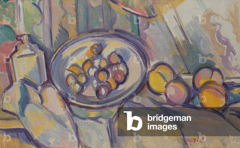 Still Life with Fruit (oil on canvas)