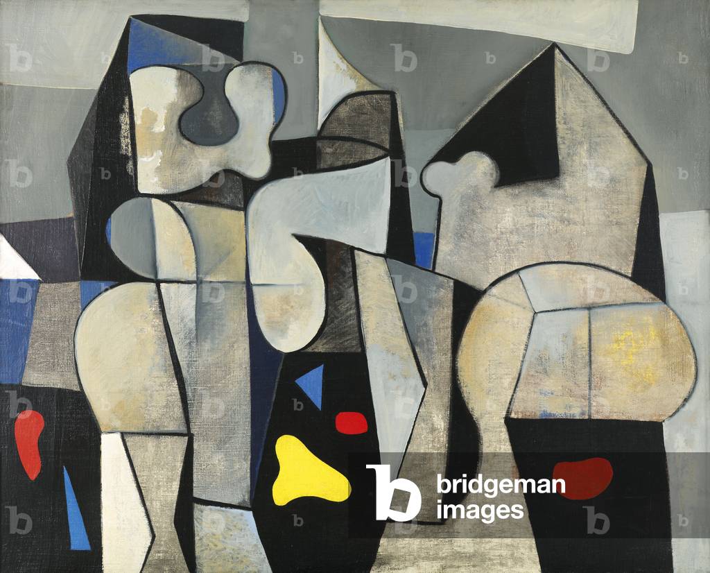 Organic Forms, c.1950 (oil on canvas)