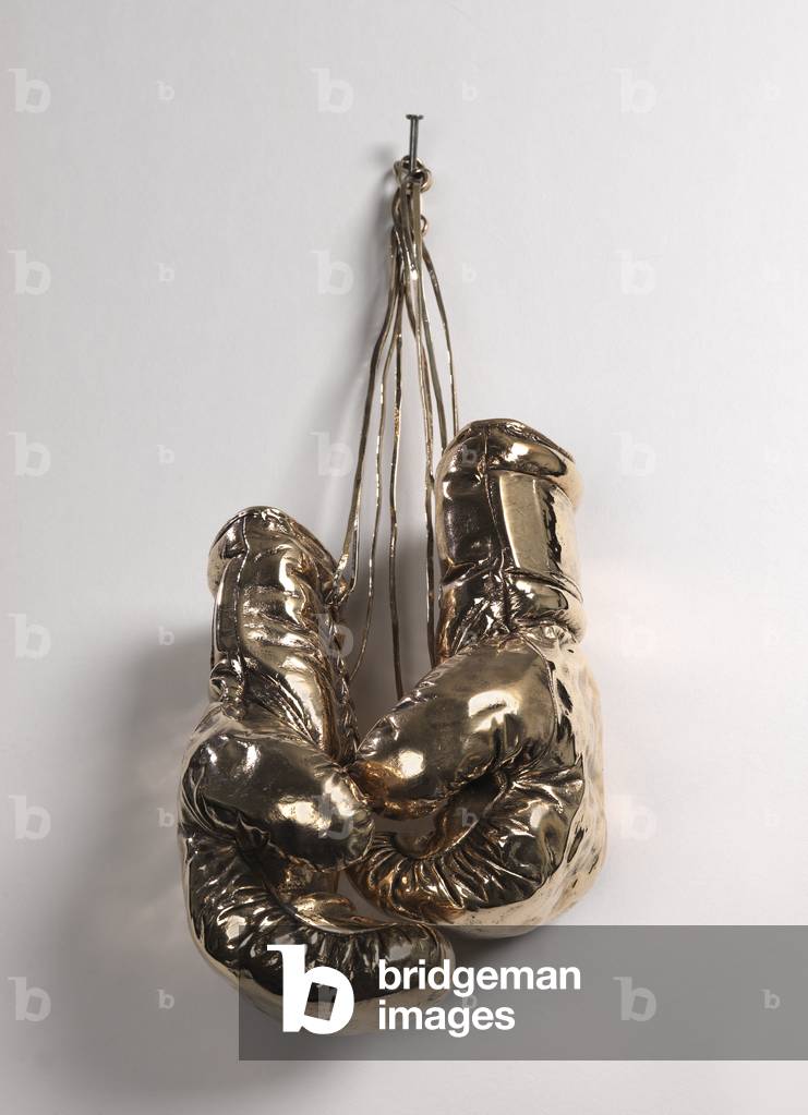 Boxing Gloves 2, 2013 (polished bronze)