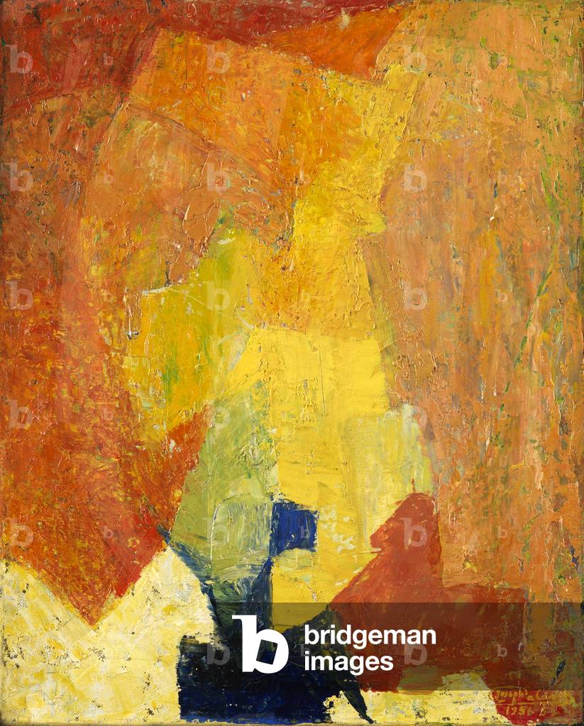 Elévation 1956-57, (oil on canvas)