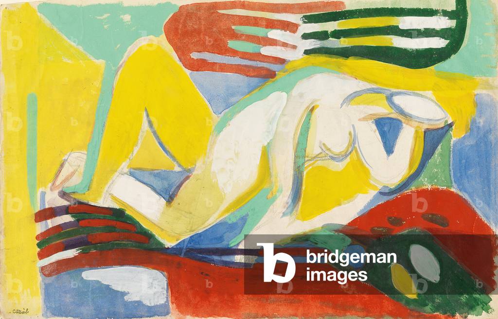 Odalisque II, c.1938 (gouache on paper)