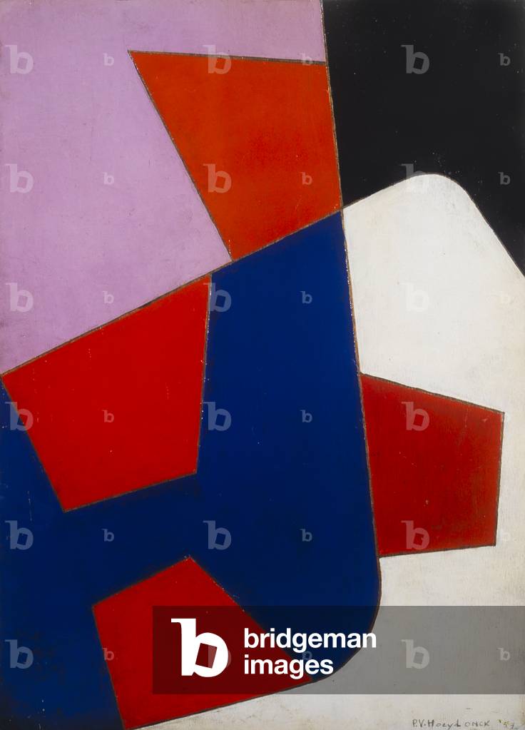 Composition, 1957 (oil on panel)