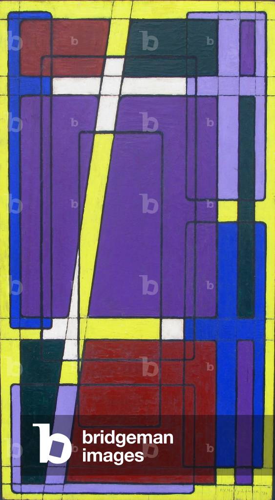Composition, 1956 (oil on panel)