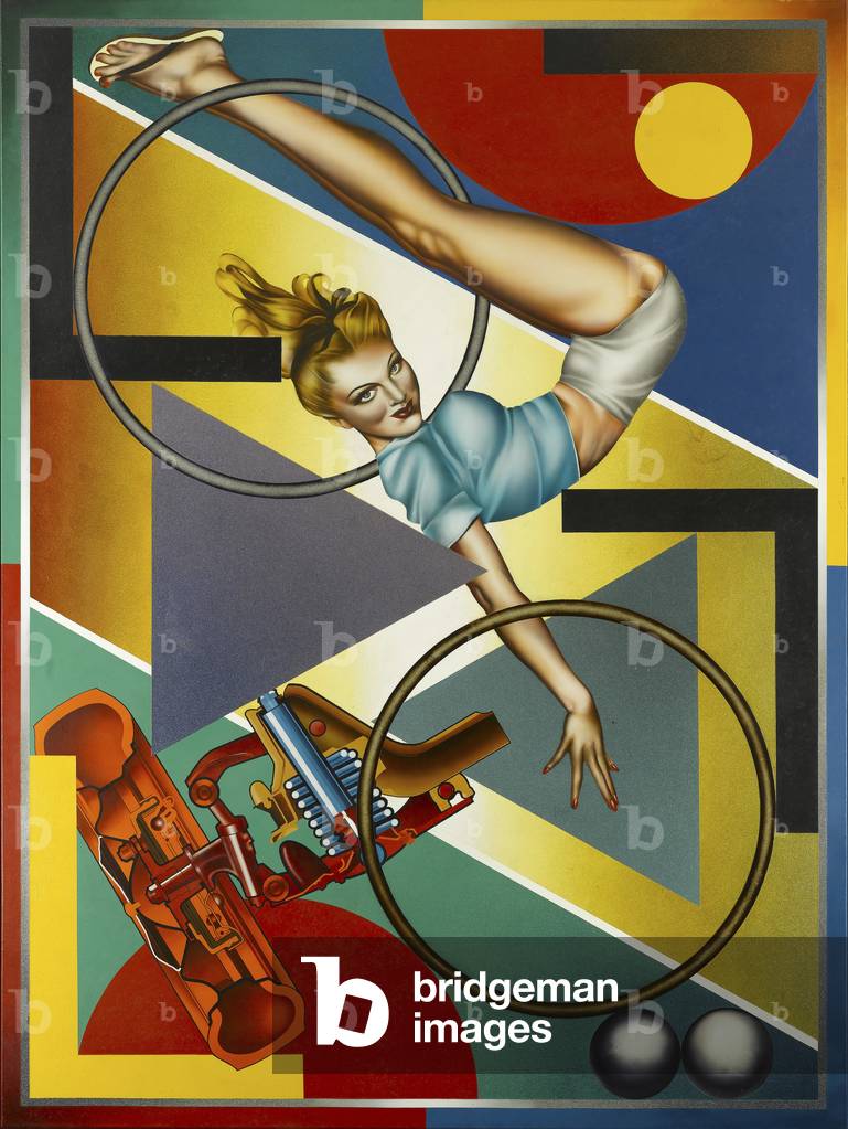 Art-O-Matic Riding High, 1973 (acrylic on canvas)