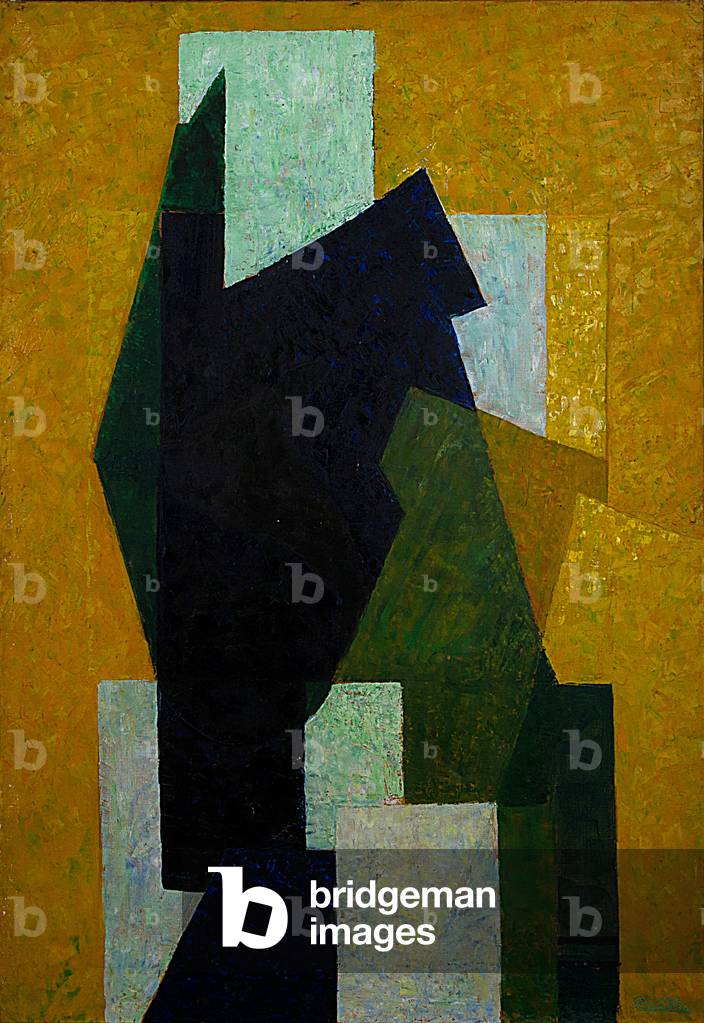 Structures, 1954 (oil on canvas)