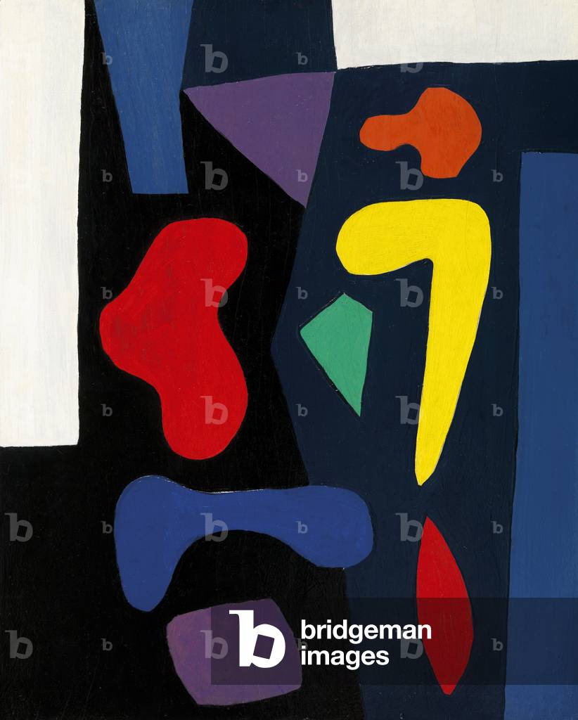 Architectonic Composition, 1951 (oil on board)