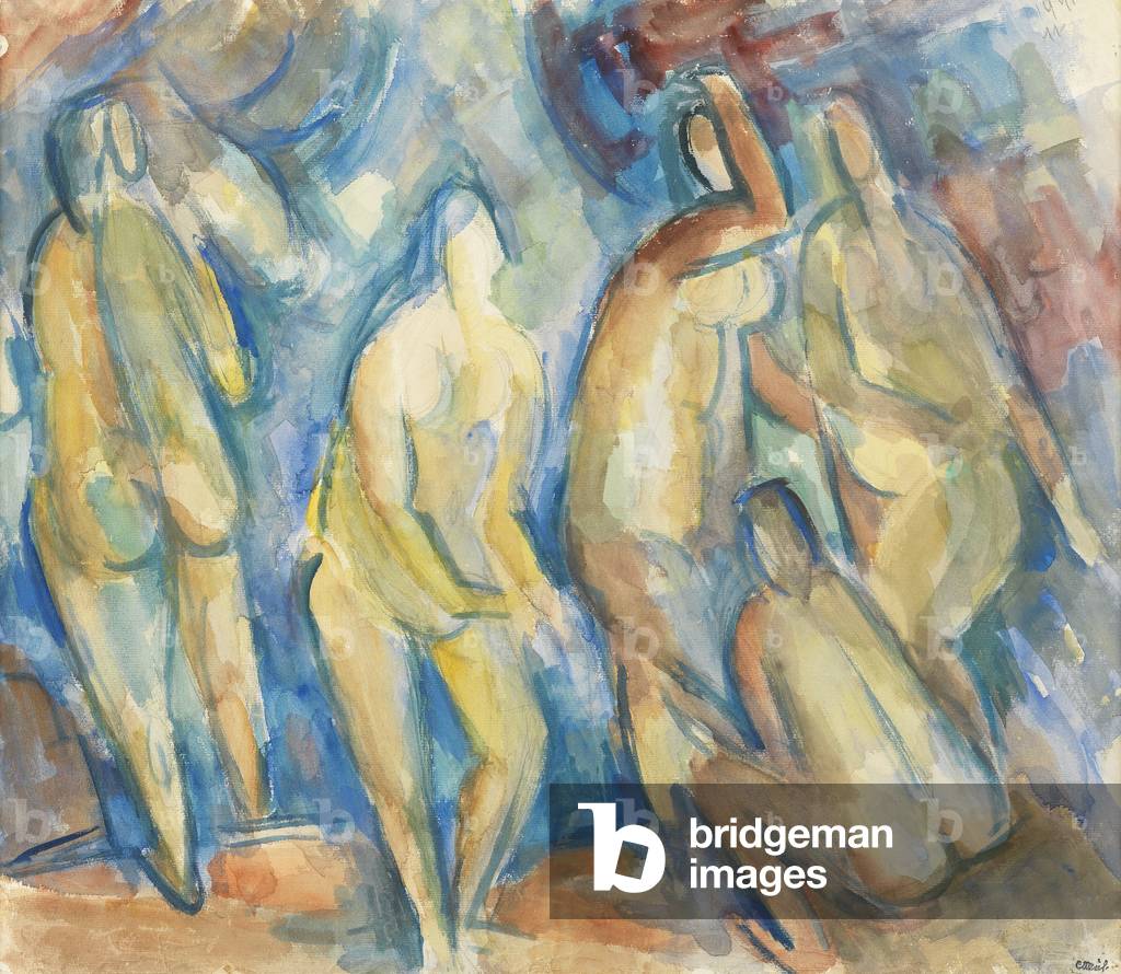 Five Bathers, 1941 (gouache and w/c)