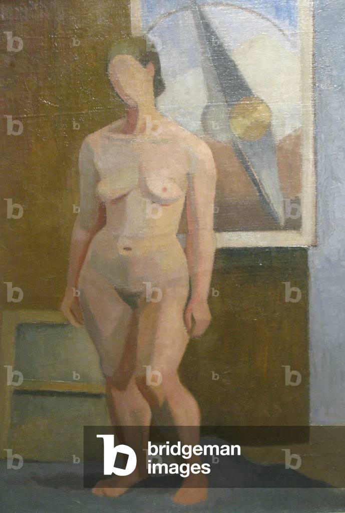 Nude in the Studio, c.1920 (oil on canvas)