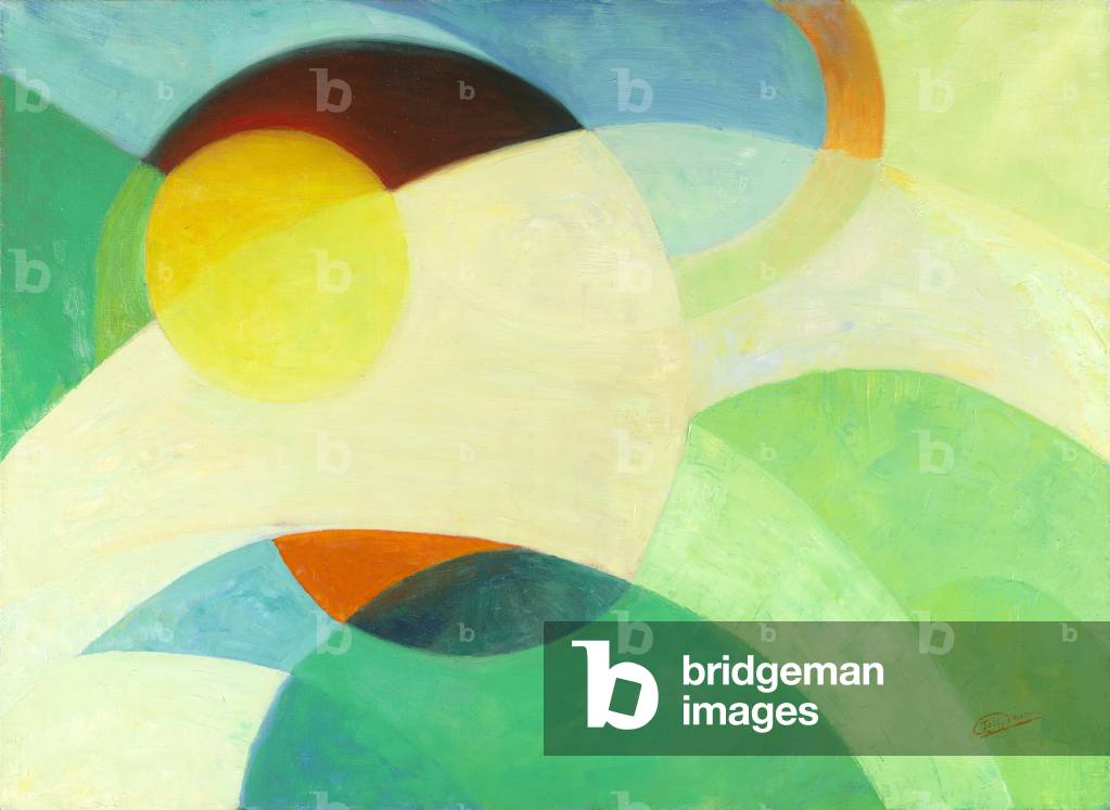 Mouvement, c.1968 (oil on canvas)