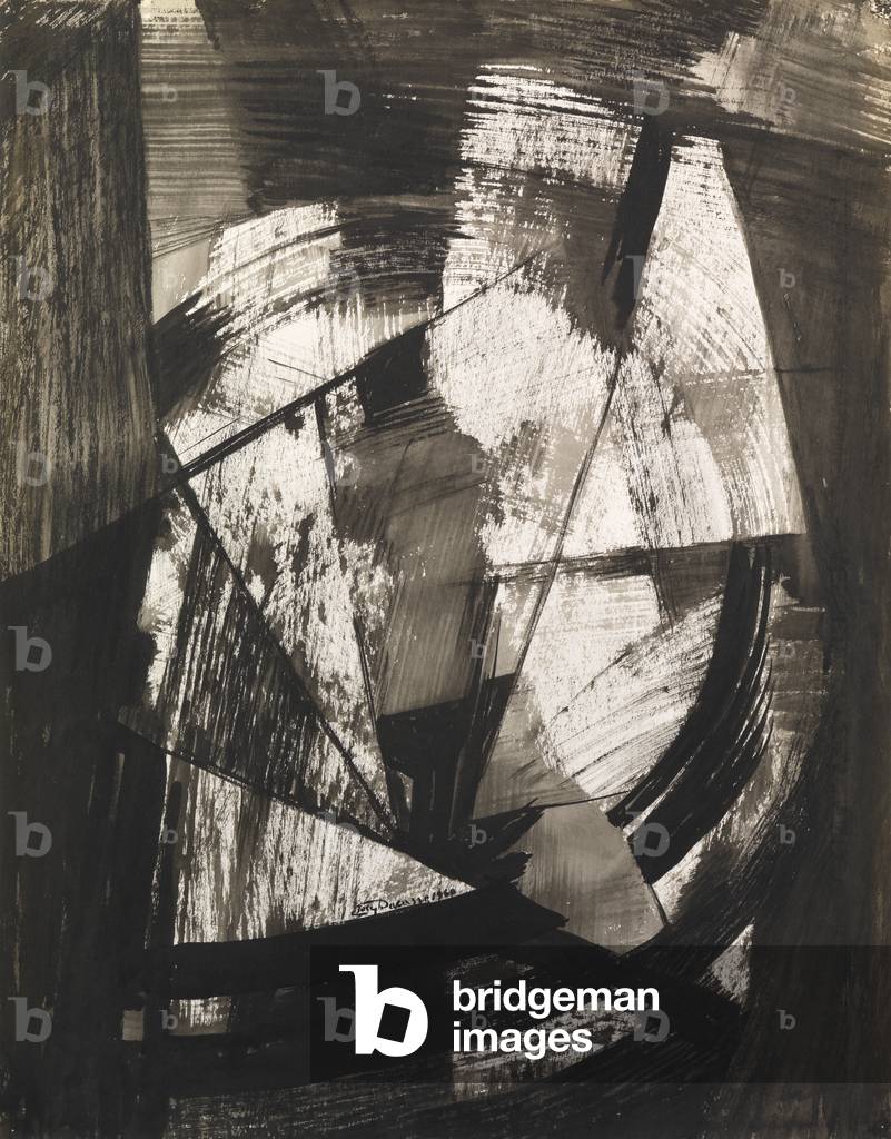 Lumières, 1960 (ink and wash on paper)