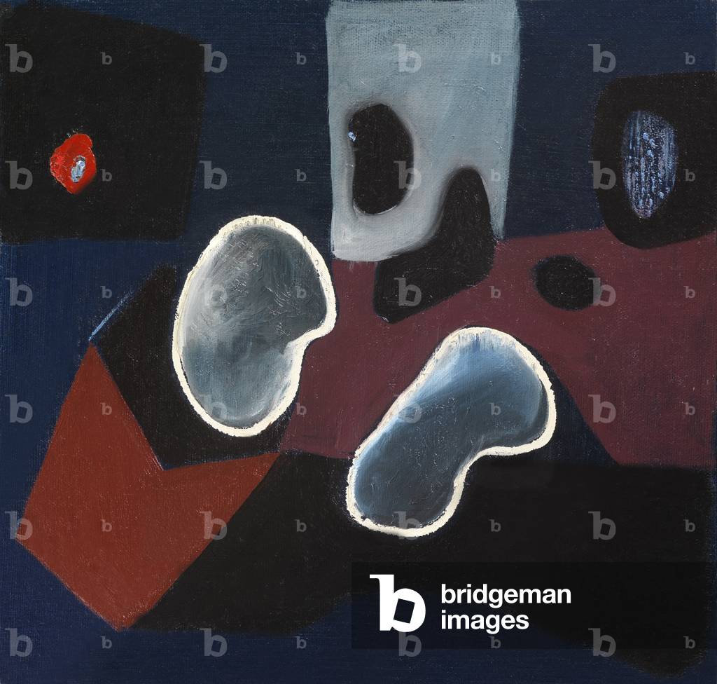 Composition of Organic Shapes, c.1949 (oil on canvas)