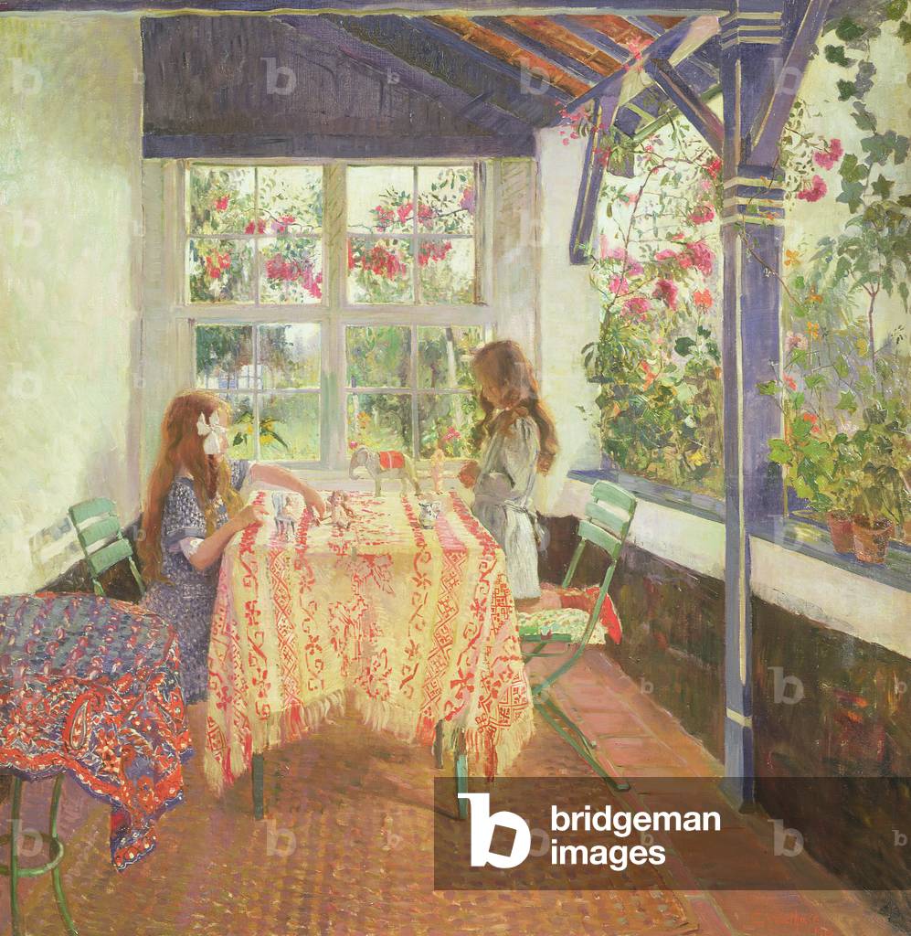 Immagine di Dipinto "La veranda", 1913 di Edgard Wiethase