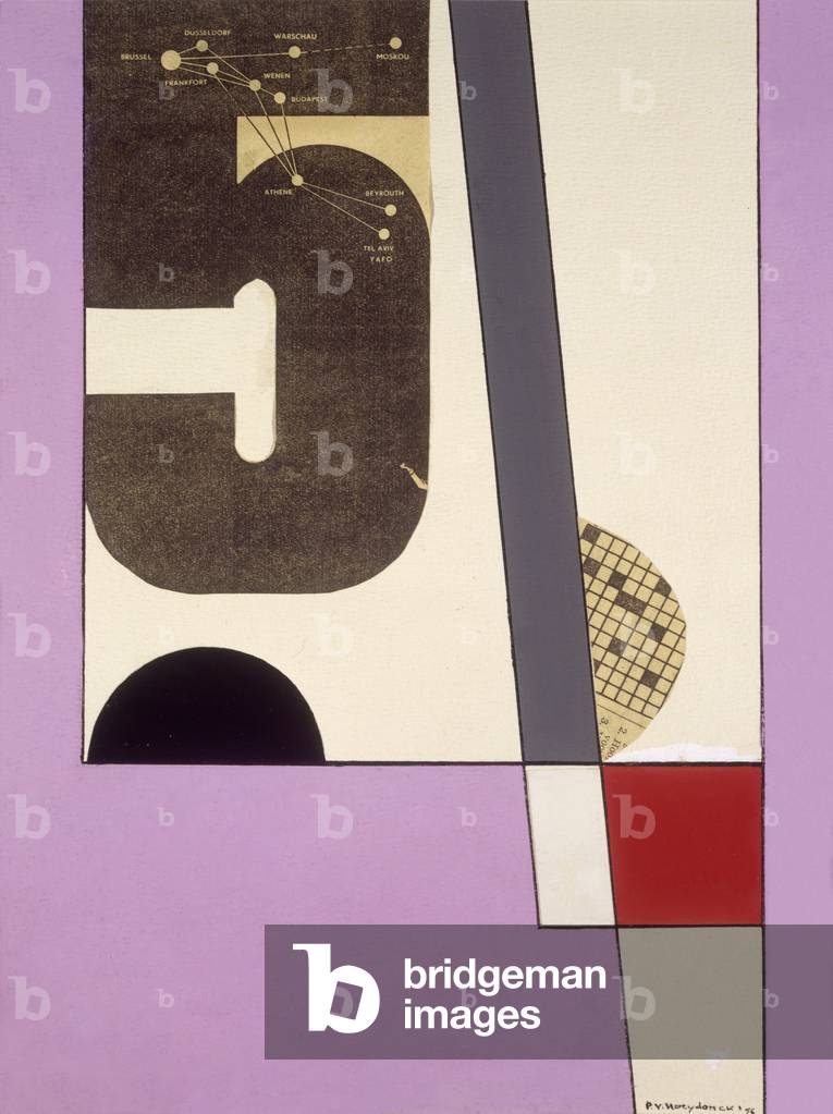 Composition, 1956 (gouache and collage on paper)