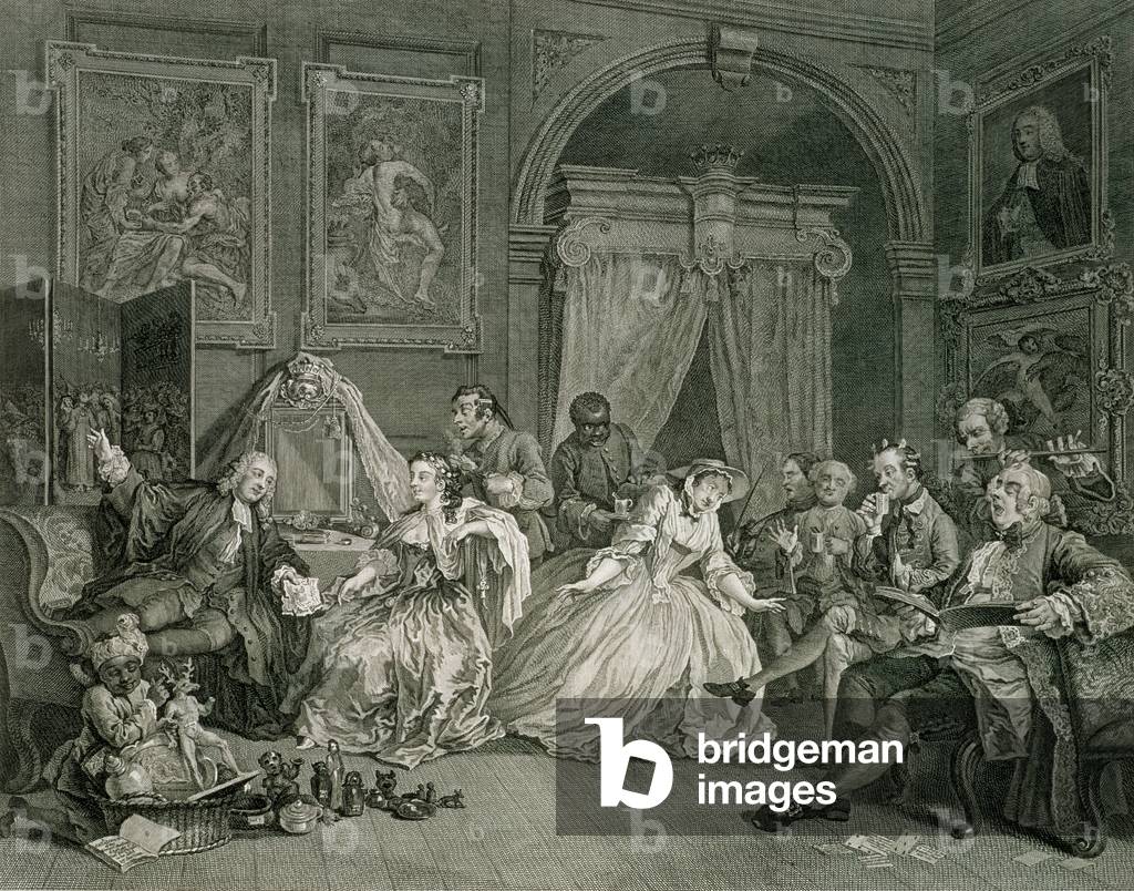 "Matrimonio a la Mode", 1745 di Bernard Baron
