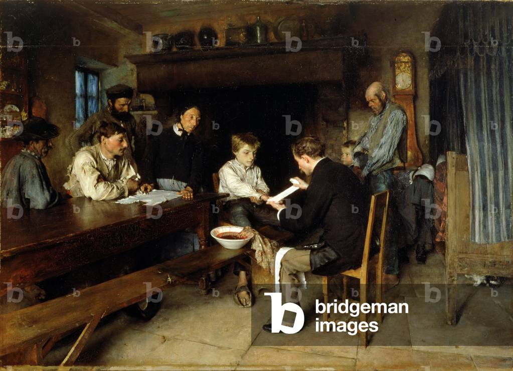 Ein Unfall, 1879 (Öl auf Leinwand)